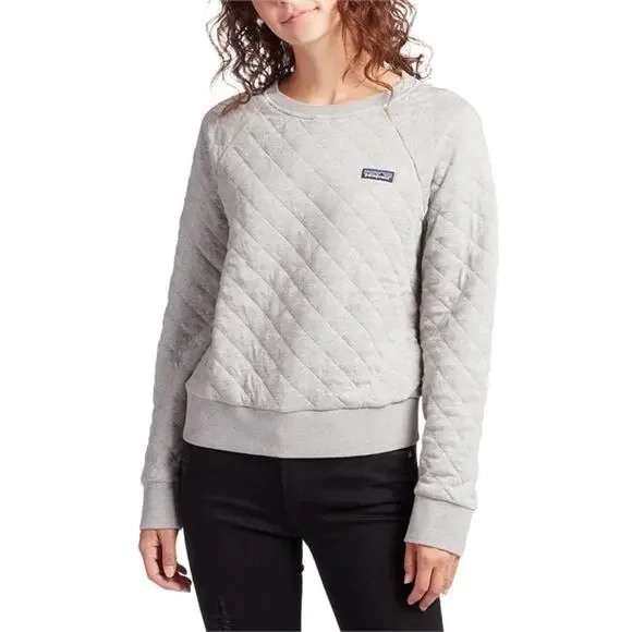 Patagonia Gray Quilted Sweatshirt - Picture 1 of 5